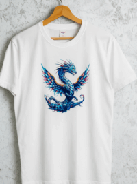 T-Shirt „Drache“ (Größe XL, Baumwolle)