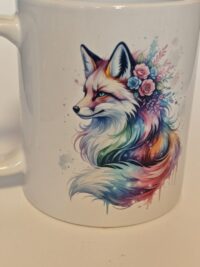 Keramikbecher „Regenbogen-Fuchs“ – 330 ml