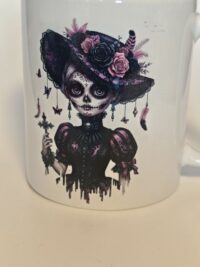 Keramikbecher „Gothic Lady / La Catrina“ – 330 ml