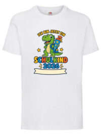 Einschulungs-T-Shirt mit Dino-Motiv