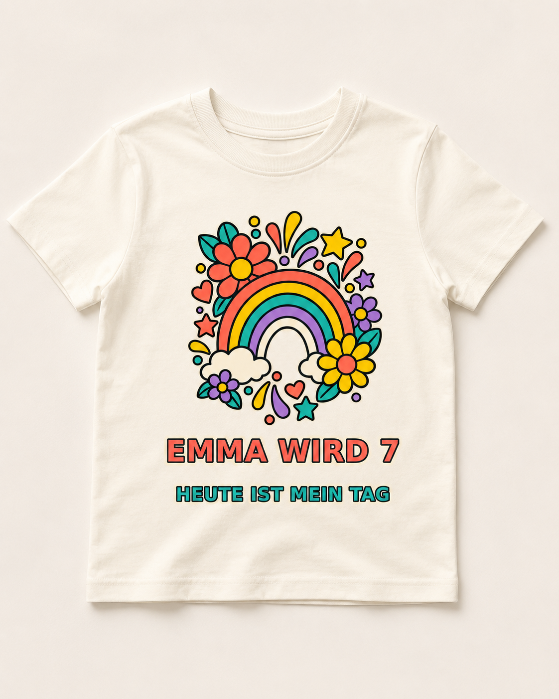 Personalisiertes Geburtstags-T-Shirt für Kinder – Wunschname & Alter – Bild 3